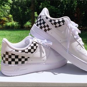 Checkered Custom Nike Air Force 1